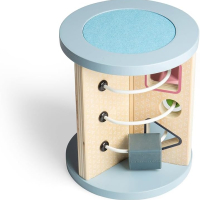 Bigjigs Toys Rolling Sensory Sorter - Дървена образователна играчка за занимания за бебета, снимка 1 - Образователни игри - 44620928