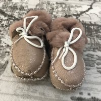 Бебешки Кожени Пантофки, снимка 1 - Бебешки обувки - 42249212