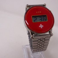 Мъжки електронен часовник LCD, снимка 1 - Мъжки - 44791732