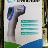 Професионален безконтактен инфрачервен термометър за телесна температура, снимка 2 - Друга електроника - 29683006