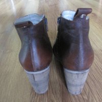 Дамски кожени обувки, снимка 2 - Дамски обувки на ток - 30347168