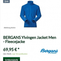 Bergans Ylvingen Jacket men Fleecejacke, снимка 12 - Суичъри - 36456081