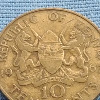 Монета 10 цента 1967г. Кения уникат за КОЛЕКЦИОНЕРИ 41160, снимка 3 - Нумизматика и бонистика - 42775933