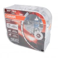 OSRAM H7 Night Breaker Laser 12V халогенни крушки, снимка 1 - Аксесоари и консумативи - 32204611