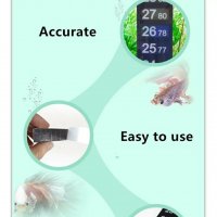 Термометър за аквариум, снимка 5 - Оборудване за аквариуми - 31592718
