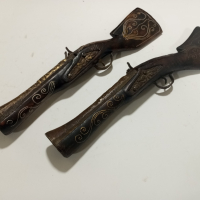 Стар кремъчен пистолет/револвер , снимка 6 - Антикварни и старинни предмети - 44642058
