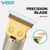 Професионален тример за коса VGR, V-073, LED дисплей, Златен, снимка 6 - Тримери - 44271716