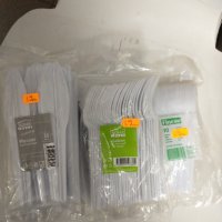 Пластмасови прибори лъжици,вилици,ножове по 30 бр в опаковка