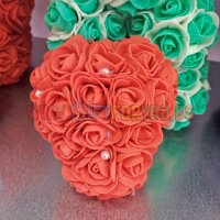 Луксозни Сърца от Вечни Рози в Различни Цветове Подарък за Влюбени, снимка 2 - Романтични подаръци - 31564272