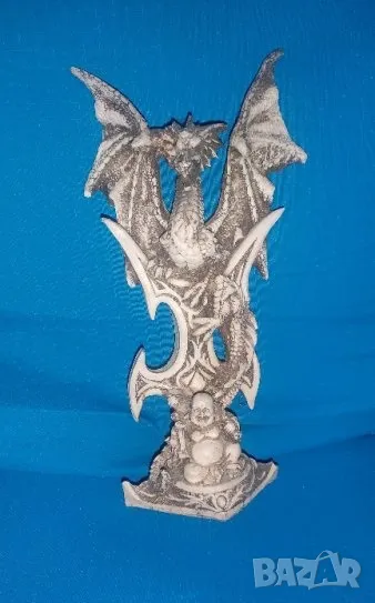 статуетка Дракон и Буда, снимка 1