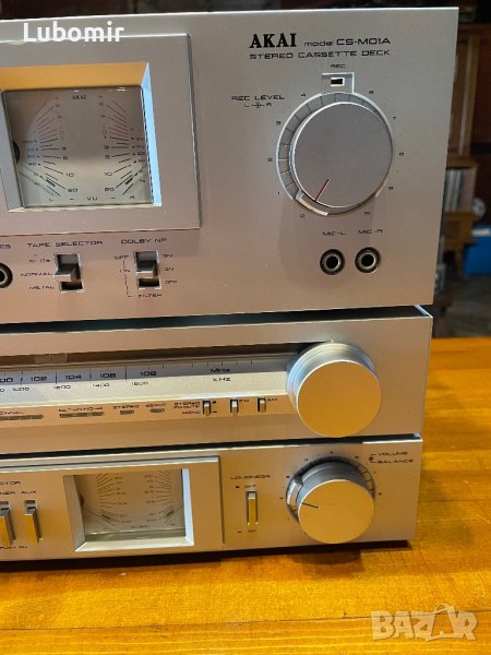 AKAI-тунер,дек и усилвател, снимка 1
