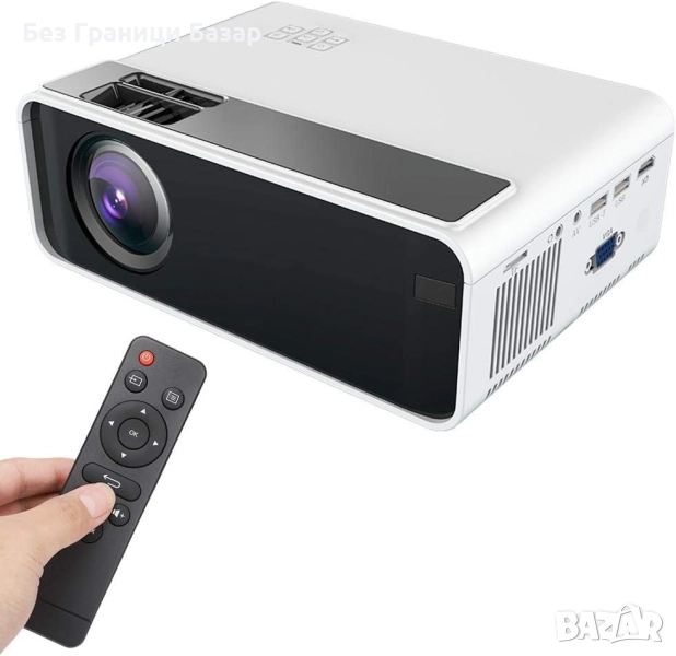 Нов мини WiFi проектор за iPhone, Android, TV Stick, домашно кино, снимка 1