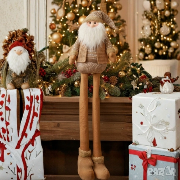 Декоративни Коледни кукли „Баба Коледа“ и „Дядо Коледа“ – уют, топлина и празнично настроение с един, снимка 1