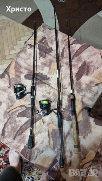 Спининг въдици DAM,Daiwa с макари, снимка 1