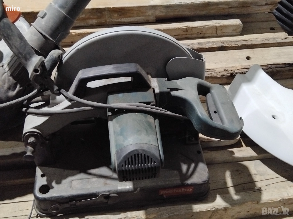 Машина, Циркуляр за рязане на метали, железа и винкели, марка: METABO, снимка 1