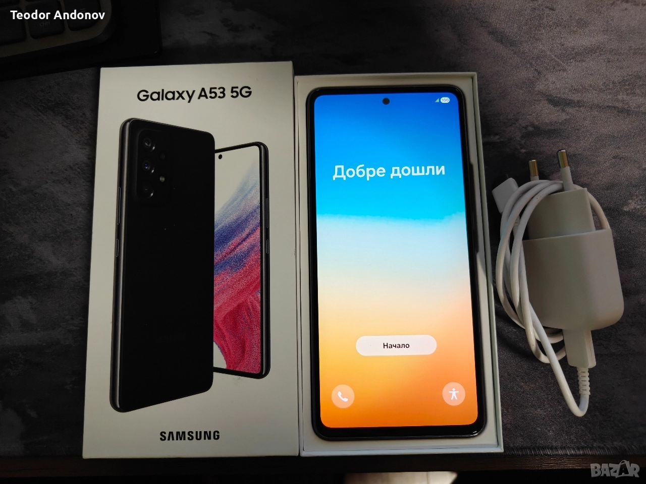 Като нов с аксесоари Samsung Galaxy A53 128GB, снимка 1