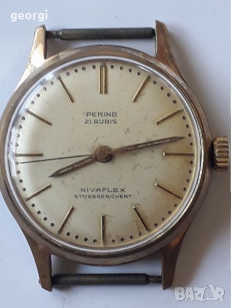 Позлатен часовник Pering , снимка 1