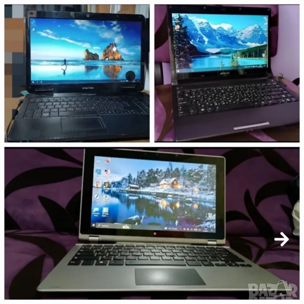 Acer еMachines + Asus u35jc + Mobii WinTab P1160W, снимка 1