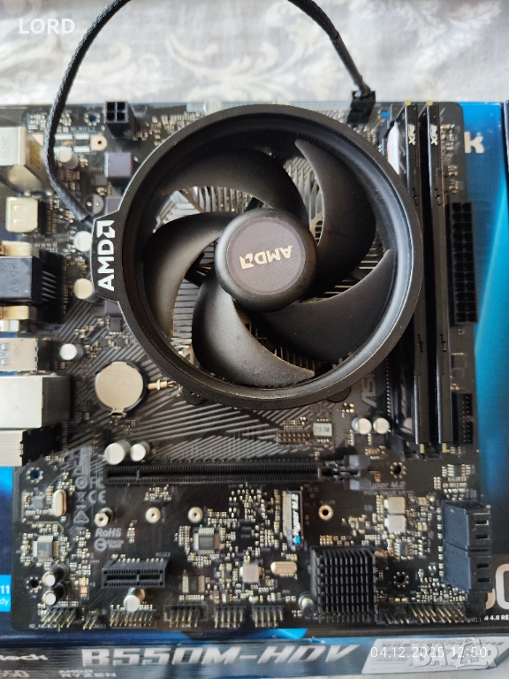 Комплект Ryzen 5 5600X, B550M, RAM 16GB DDR4 3200 - Гаранция , снимка 1