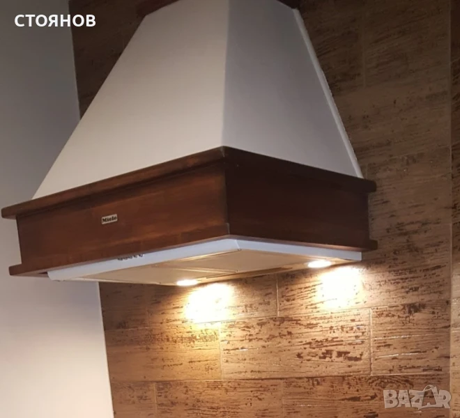 кутия за абсорбатор от г-картон и дърво, снимка 1