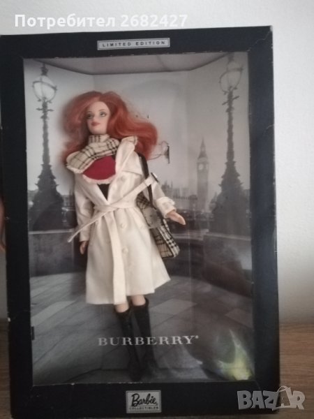 BARBIE BURBERRY DOLL Figure Collaboration Mascot limited Edition Very RARE F/S , снимка 1