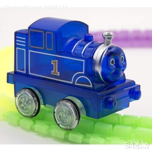влак Томас със светещи релси, снимка 1
