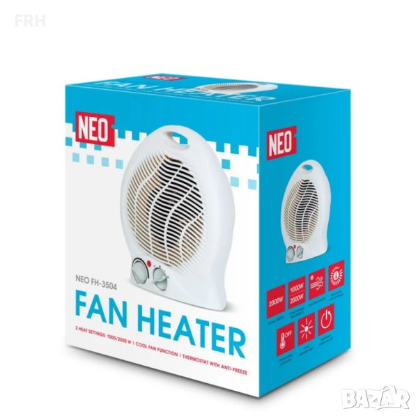 Вентилаторна печка NEO MODEL FH-3504-нова, снимка 1
