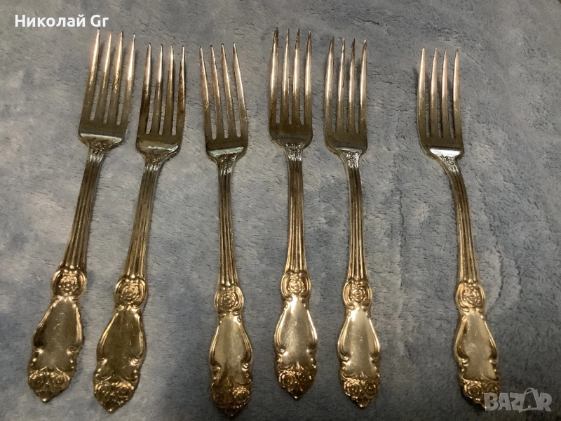 Вилици мелихиор  произведено В СССР 1974 години завод Кольчугино , снимка 1