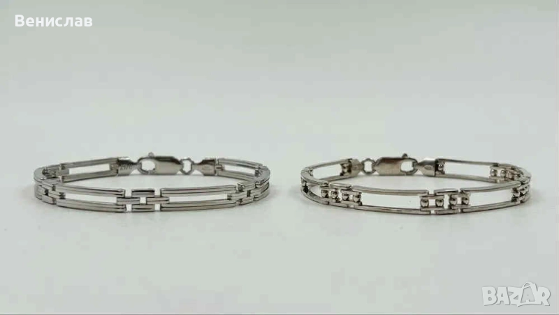 Италианска сребърна гривна 925 проба, снимка 1