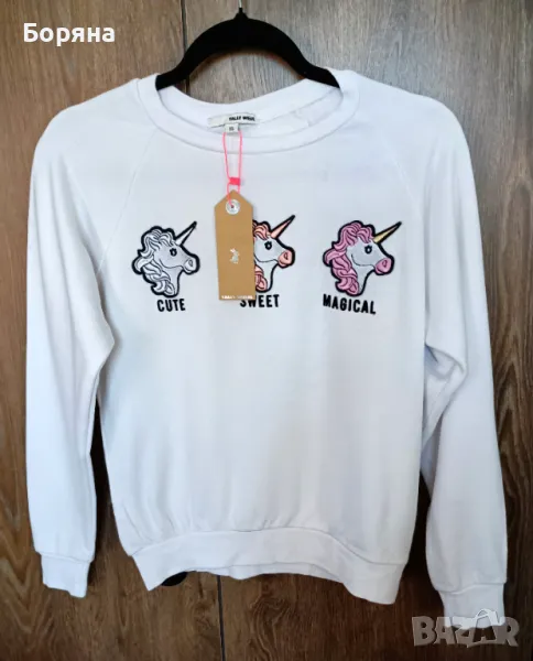 Tally Weijl нова с етикет блузка с еднорози, снимка 1