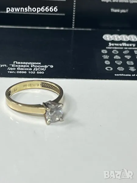 Златен пръстен 14 карата , снимка 1