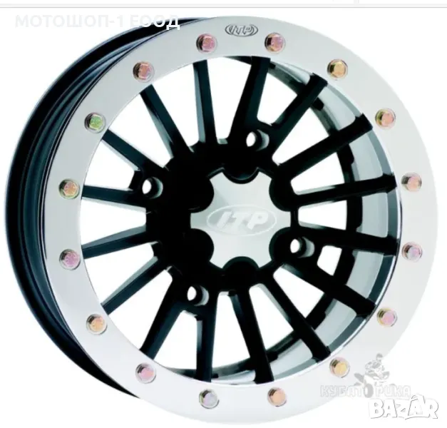 Нови 14" ITP джанти ДВОЕН БЕДЛОК 4х137 мм CAN-AM Renegade Maverick, снимка 1