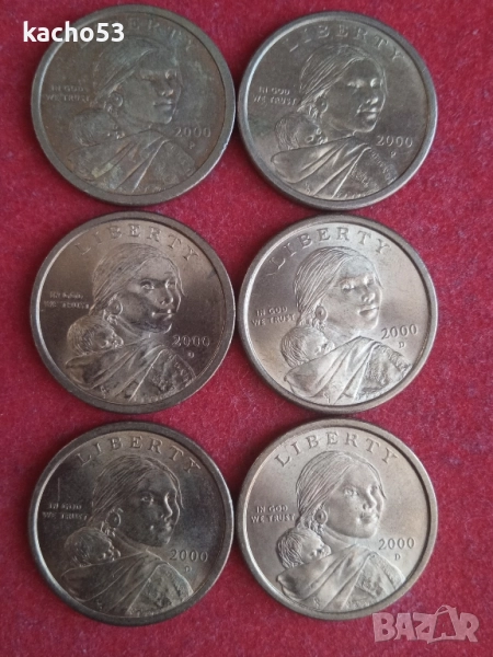 1 долар 2000 г. САЩ, снимка 1