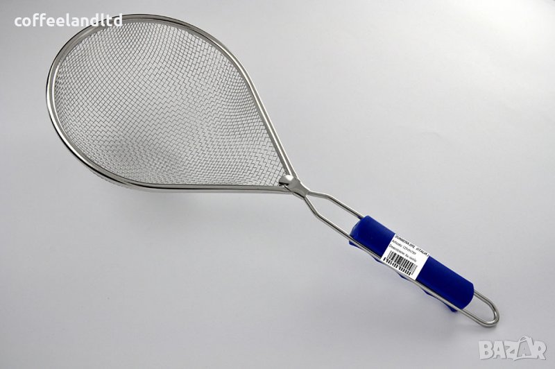 Цедка голяма 18/10, 22 см. кобалт - 7071, снимка 1