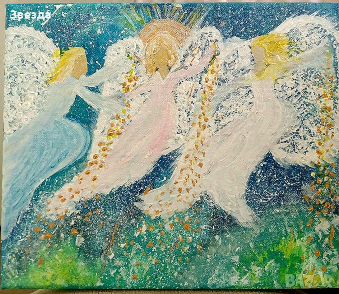 Картина "Ангели лечители", снимка 1