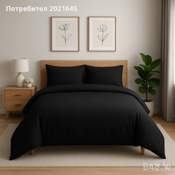 Едноцветни спални комлекти памук, снимка 1