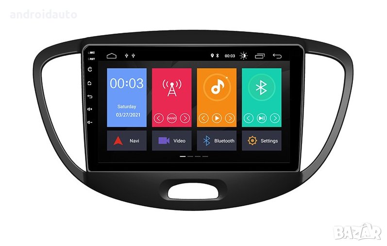 Hyundai I10 2007-2013 Android 13 Mултимедия/Навигация,1105, снимка 1