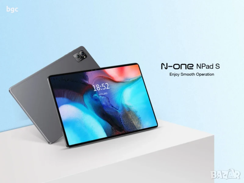 НОВ 10.1" Таблет  N-ONE NPad S 10.1inch Tablet Pad 1280X800 HD 4GB 64GB Android 12 MTK8183 8-Cores 6, снимка 1