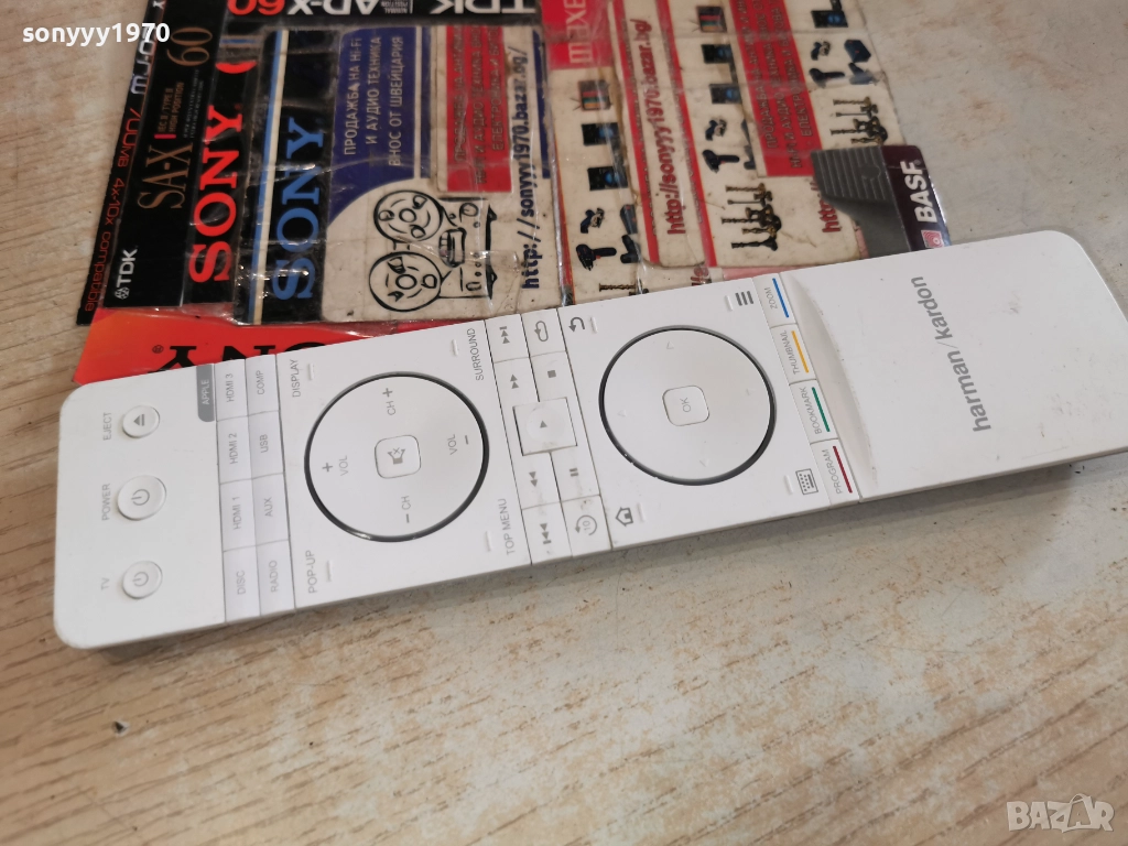 HARMAN/KARDON REMOTE CONTROL-ВНОС SWISS 1912251300, снимка 1