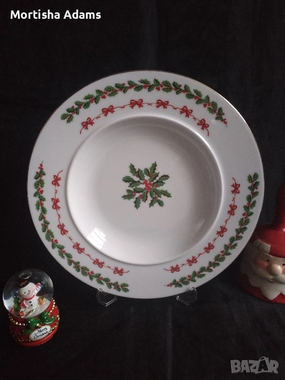 Коледна чиния, снимка 1