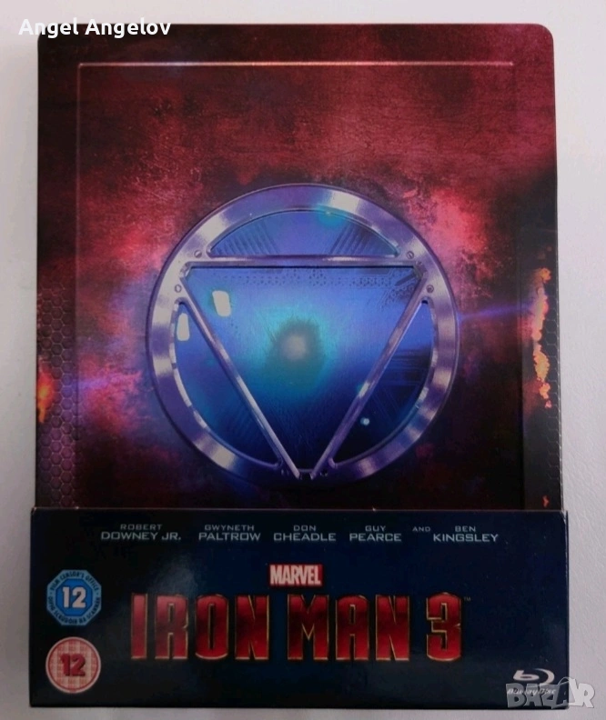 Iron Man 3 - UK Blu-ray Steelbook , снимка 1