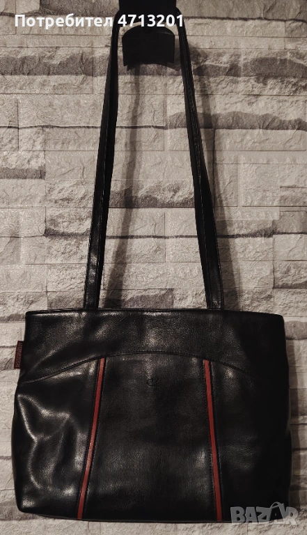 Черна чанта Dennis Parrot, снимка 1