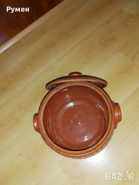 Глинен съд за готвене Диаметъра е 0.25см, снимка 1