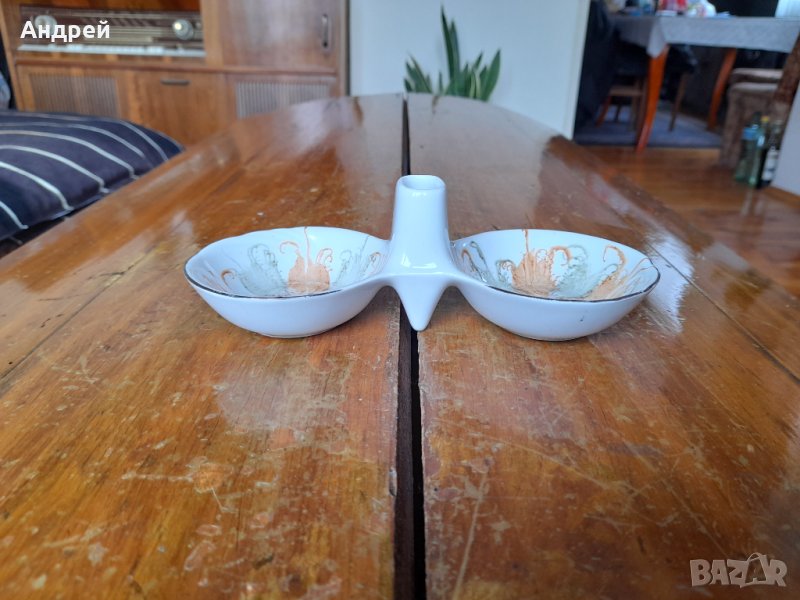 Стара порцеланова солница #14, снимка 1