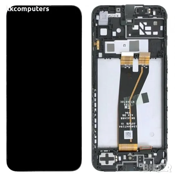LCD Дисплей за Samsung SM-A145 / A14 4G 2023 / GH82-23540A / Тъч скрийн / Рамка / Черен / Оригинал S, снимка 1