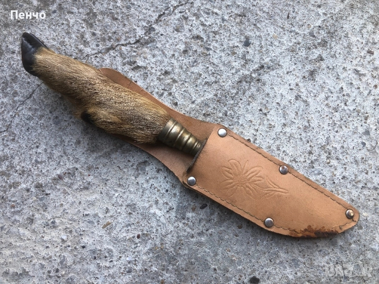 стар ловен нож "DSE" -  SOLINGEN, снимка 1