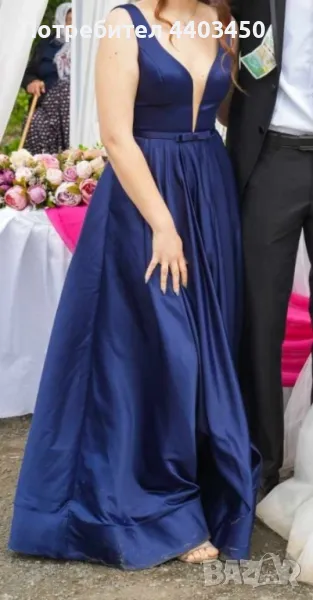 официална сатенена рокля, снимка 1