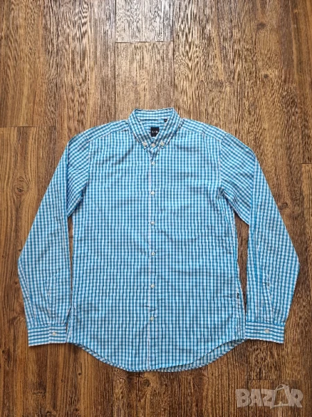 Страхотна мъжка риза HUGO BOSS размер S / M , слим  фит, снимка 1