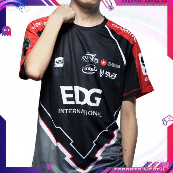 EDG Edward Gaming Gaming Jersey shirt Clearlove 2XL геймърско джърси, снимка 1