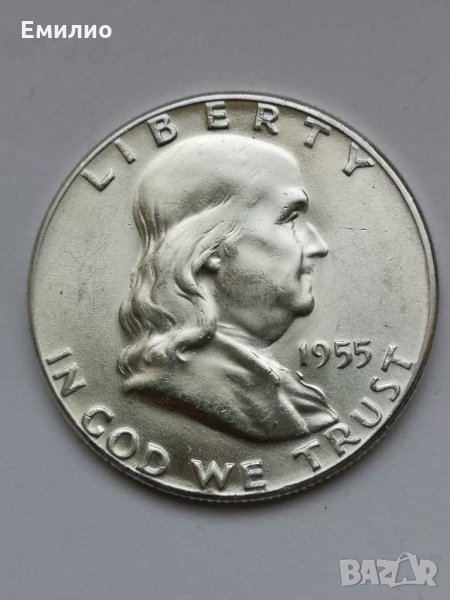 Usa 50 Cents 1955 Bugs Bunny UNC Rare, снимка 1